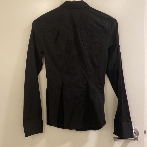 Armani Exchange Black Button-Down Shirt (XS) - Picture 4 of 6